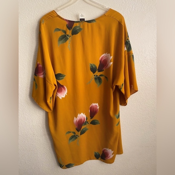 I JOAH Premium Floral Kimono Cover Up Top Open Front Cardigan M - Picture 4 of 8